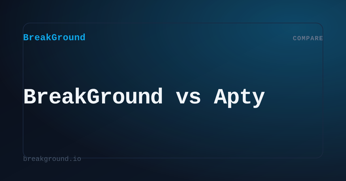 BreakGround vs Apty | BreakGround