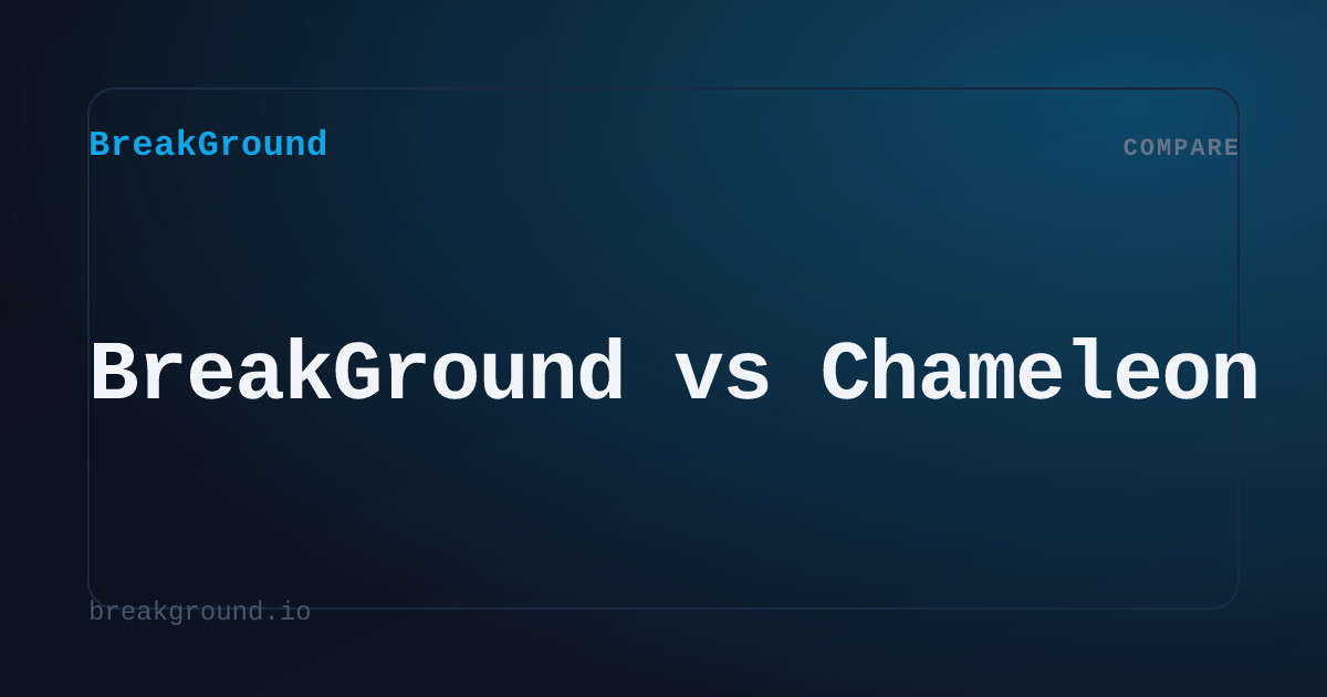 BreakGround vs Chameleon | BreakGround