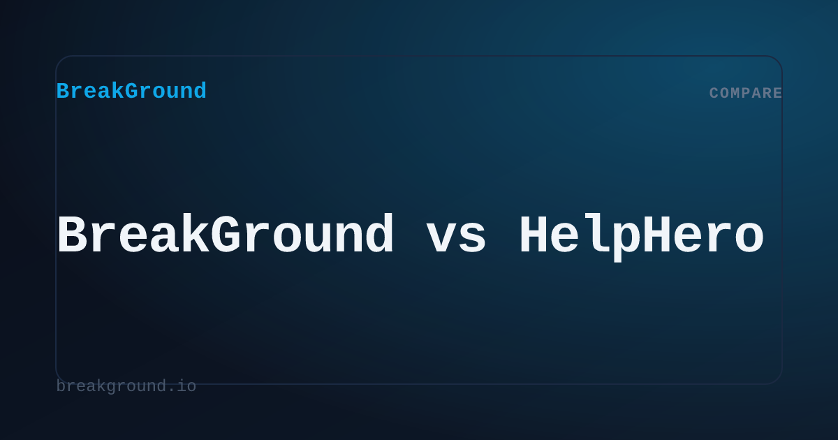 BreakGround vs HelpHero | BreakGround