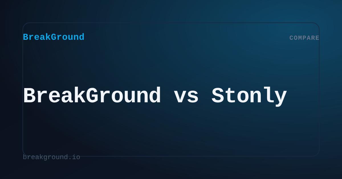 BreakGround vs Stonly | BreakGround